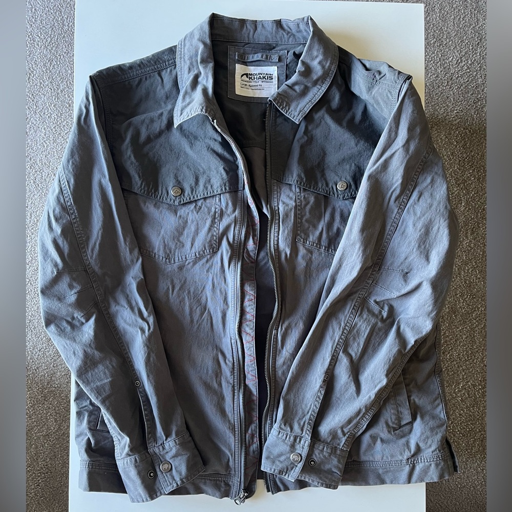 Mountain Khaki Zip Jacket